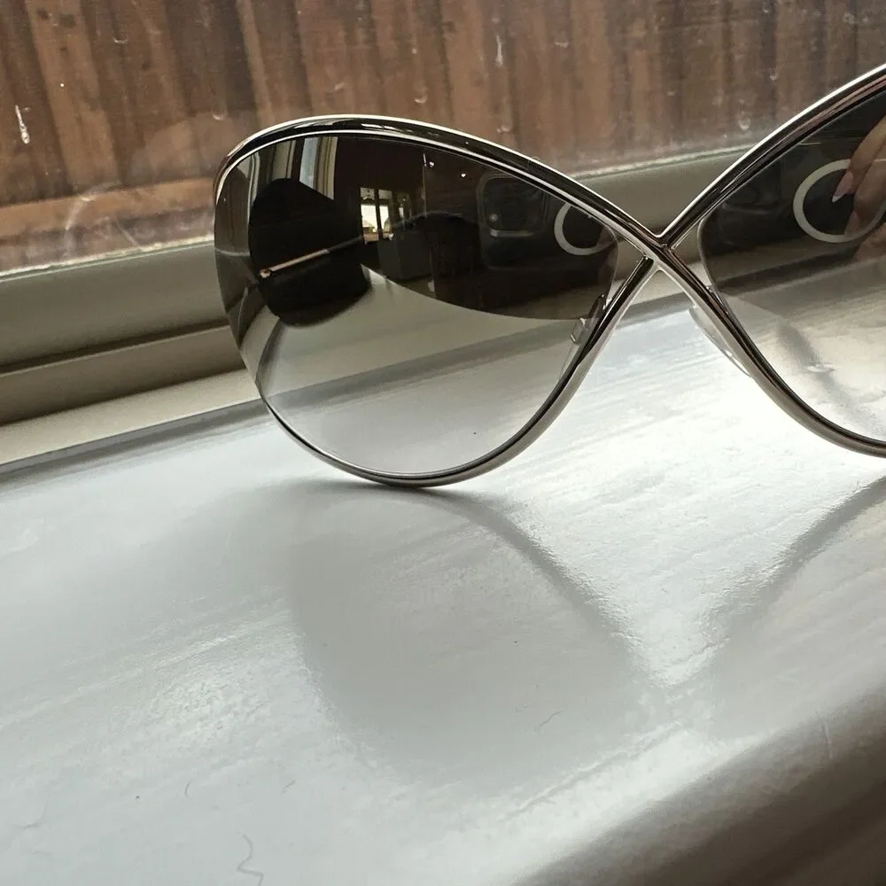 TOM FORD Miranda TF130 28G SHINY SAVANNAH TORTOISE PALE GOLD SUNGLASSES